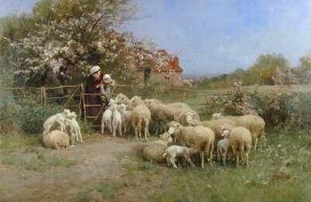 unknow artist Sheep 138 Germany oil painting art
